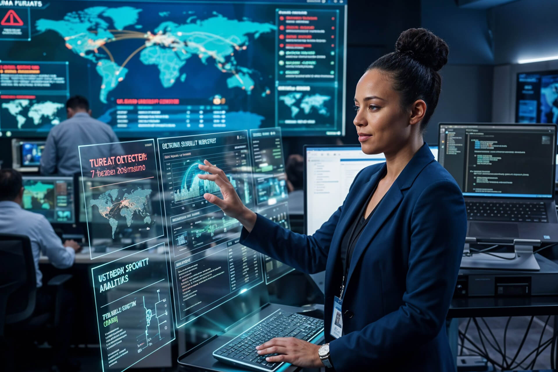 D-Vista Innovation IT infrastructure and cyber security background